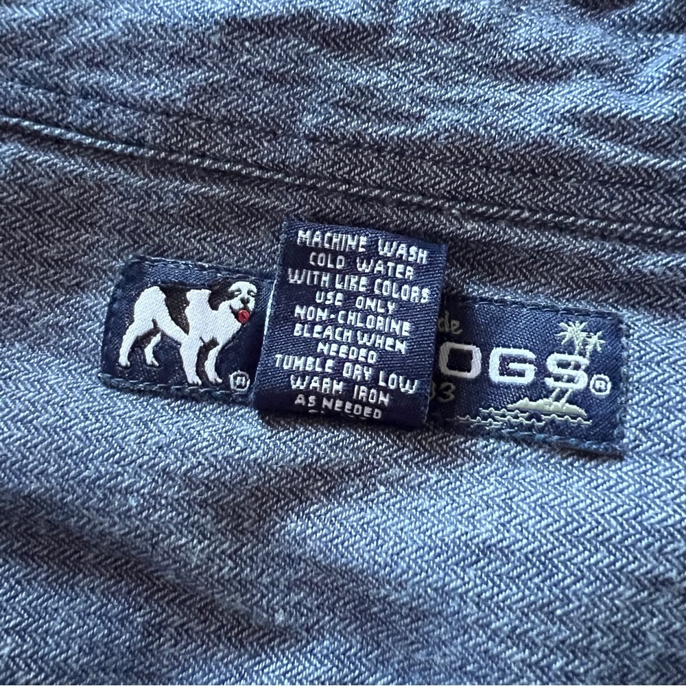 5X Big Dogs Long Sleeve Button Up Shirt Big Tall - Picture 7 of 7